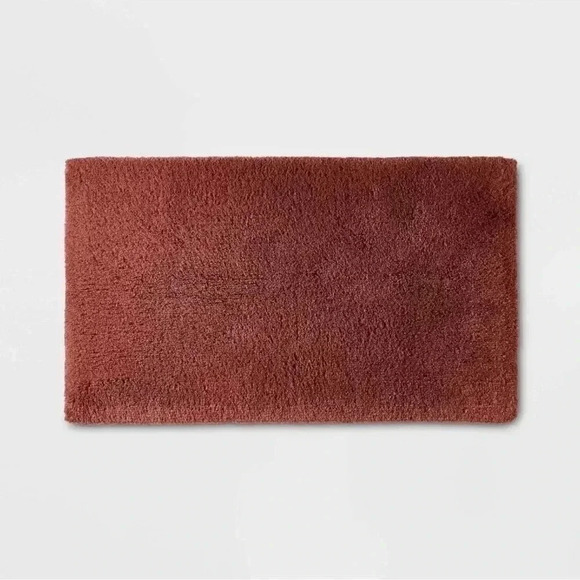 NWT CASALUNA DARK CLAY ULTRA SOFT BATH RUG - Picture 1 of 4